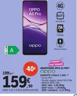 E.Leclerc OPPO Smartphone a5 pro offre