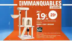 E.Leclerc Arbre à chat 3 niveaux offre