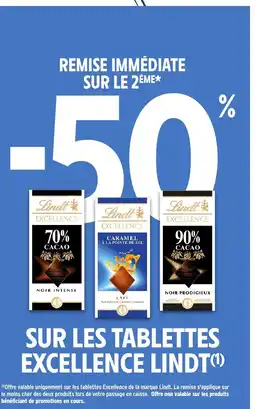 Intermarché Hyper LINDT Sur les tablettes excellence offre