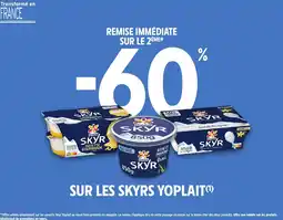 Intermarché Hyper Sur les skyrs yoplait offre