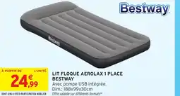 Intermarché Hyper BESTWAY Lit floque aerolax 1 place offre