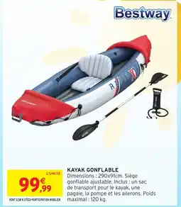 Intermarché Hyper BESTWAY Kayak gonflable offre
