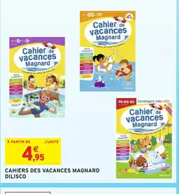 Intermarché Hyper Cahiers des vacances magnard dilisco offre