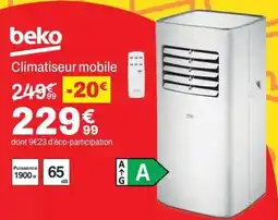 BUT BEKO Climatiseur mobile offre