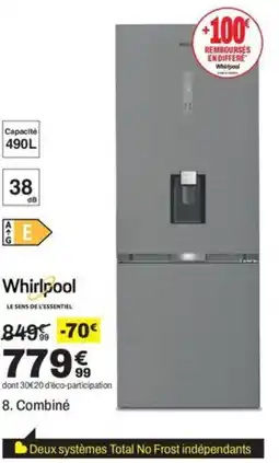 BUT WHIRPOOL Combiné offre