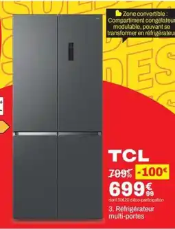 BUT TLC Réfrigérateur multi-portes offre