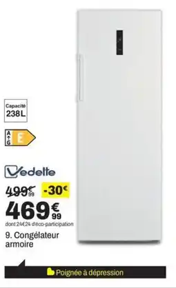 BUT VEDETTE Congélateur armoire offre