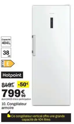 BUT HOTPOINT Congélateur armoire offre