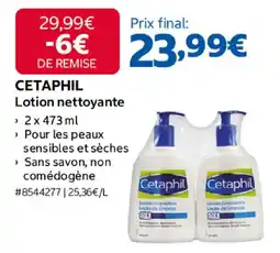 Costco Cetaphil lotion nettoyante offre