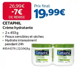 Costco CETAPHIL Crème hydratante offre