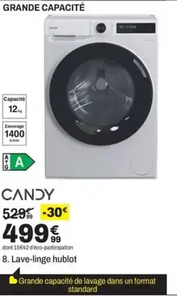 BUT CANDY Lave-linge hublot offre