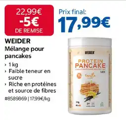 Costco Weider mélange pour pancakes offre