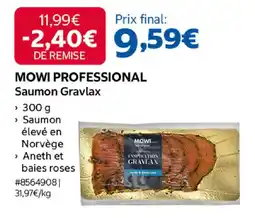 Costco Mowi professional saumon gravlax offre