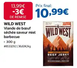 Costco Wild west viande de bœuf séchée saveur miel barbecue offre