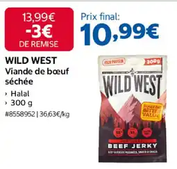 Costco Wild west viande de bœuf séchée offre