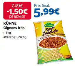 Costco Kühne oignons frits offre