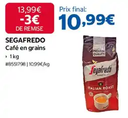 Costco Segafredo café en grains offre