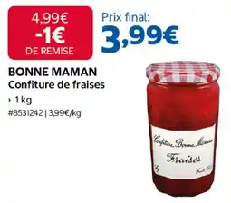 Costco Bonne maman confiture de fraises offre
