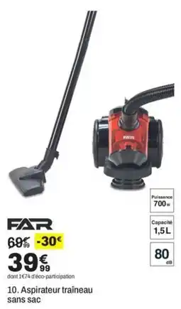 BUT FAR Aspirateur traîneau sans sac offre
