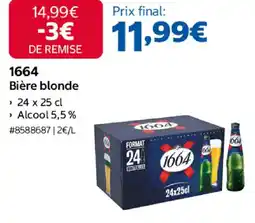 Costco 1664 Bière blonde offre