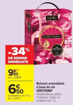 Carrefour Market Boisson aromatisée à base de vin verypamp offre