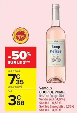 Carrefour Market Ventoux coup de pompe offre
