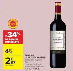 Carrefour Market Bordeaux LA PETITE CHAPELLE offre