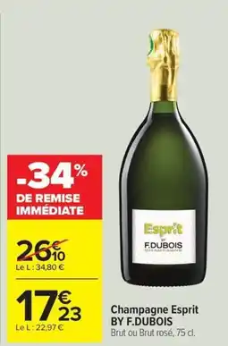 Carrefour Market Champagne esprit by f.dubois offre