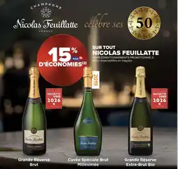 Carrefour Market SUR TOUT NICOLAS FEUILLATTE offre