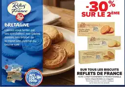 Carrefour Market SUR TOUS LES BISCUITS REFLETS DE FRANCE offre