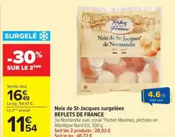 Carrefour Market Noix de st-jacques surgelées reflets de france offre