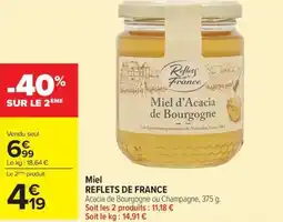 Carrefour Market Miel reflets de france offre