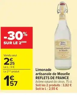 Carrefour Market Limonade artisanale de moselle reflets de france offre