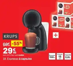 BUT KRUPS Expresso à capsules offre