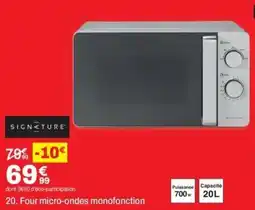BUT SIGNATURE Four micro-ondes monofonction offre
