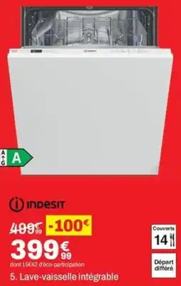 BUT INDESIT Lave-vaisselle intégrable offre