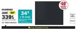 BUT ROSIERES Table induction offre