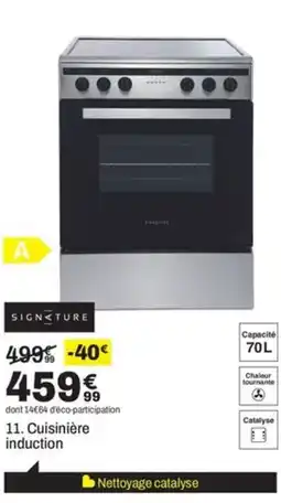 BUT SIGNATURE Cuisinière induction offre