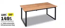 BUT Table extensible 6/8 personnes Aliaj offre
