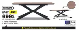 BUT Table extensible offre