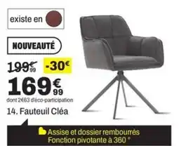 BUT Fauteuil Clea offre