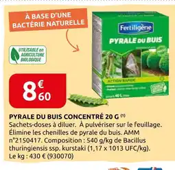 Rural Master Fertiligène pyrale du buis concentré 20 g offre