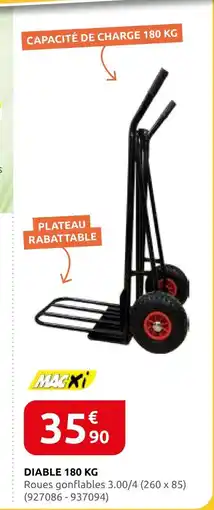 Rural Master Macxi diable 180 kg offre