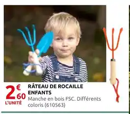Rural Master Râteau de rocaille enfants offre