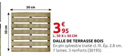 Rural Master Dalle de terrasse bois offre