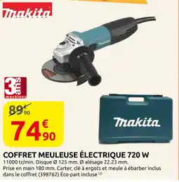 Rural Master Makita coffret meuleuse électrique 720 w offre