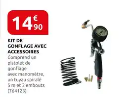Rural Master Kit de gonflage avec accessoires offre