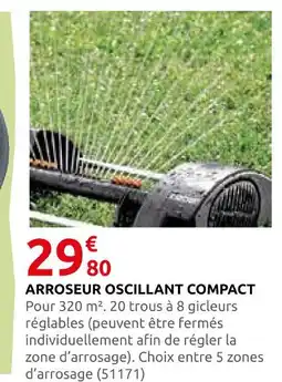 Rural Master Arroseur oscillant compact offre