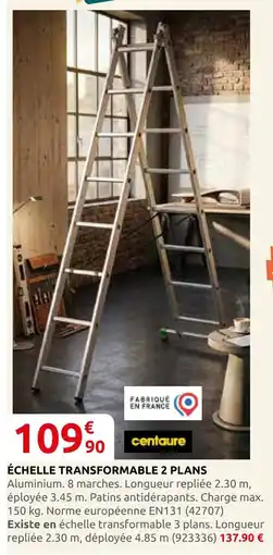 Rural Master Centaure échelle transformable offre
