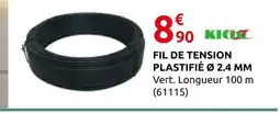 Rural Master Kicz fil de tension plastifié ø 2.4 mm offre